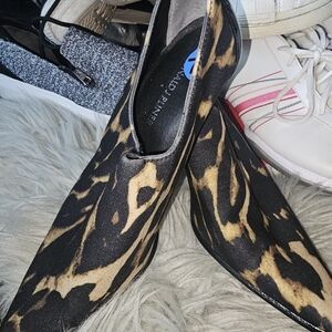 animal print bootie